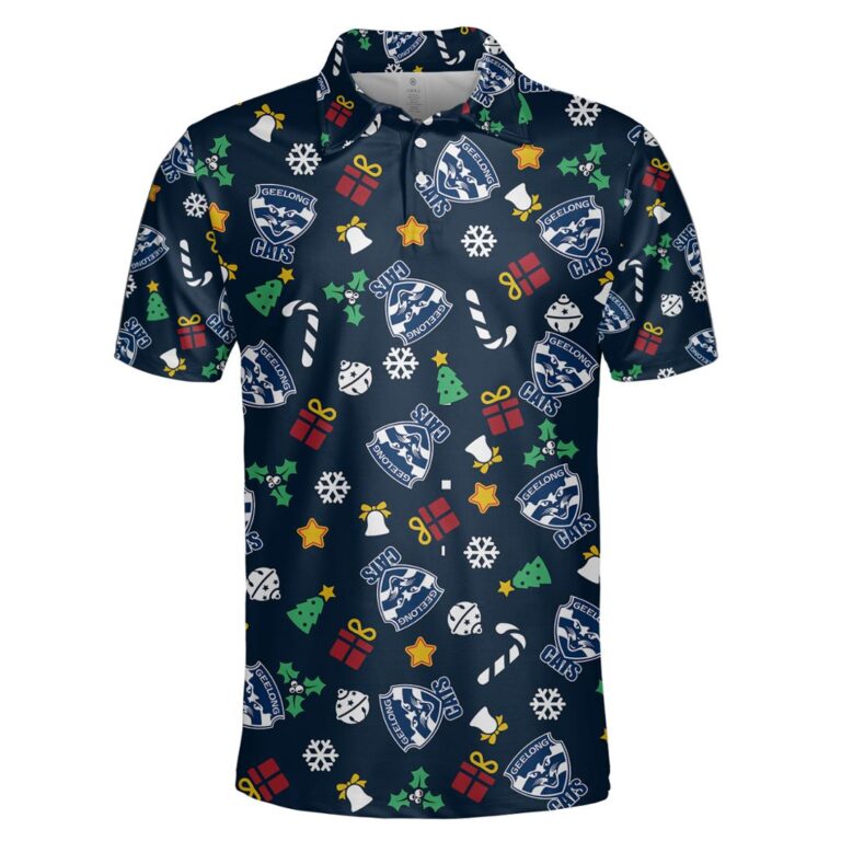 AFL Geelong Cats Christmas | Custom Name & Number | Hoodie/Zip/T-Shirt/Polo/Knitted Sweaters