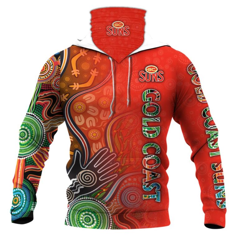 AFL Gold Coast Suns | Custom Name & Number | Hoodie/Zip/T-Shirt/Long Sleeve