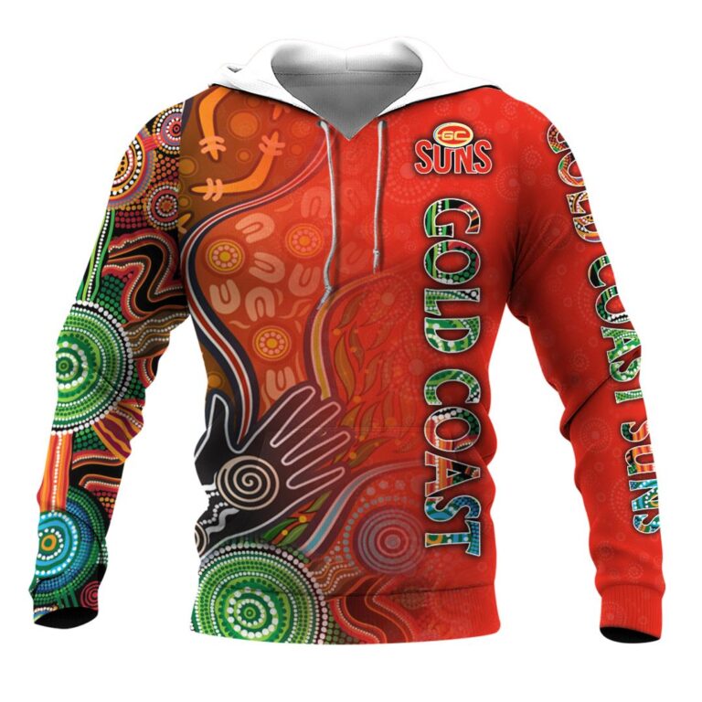 AFL Gold Coast Suns | Custom Name & Number | Hoodie/Zip/T-Shirt/Long Sleeve