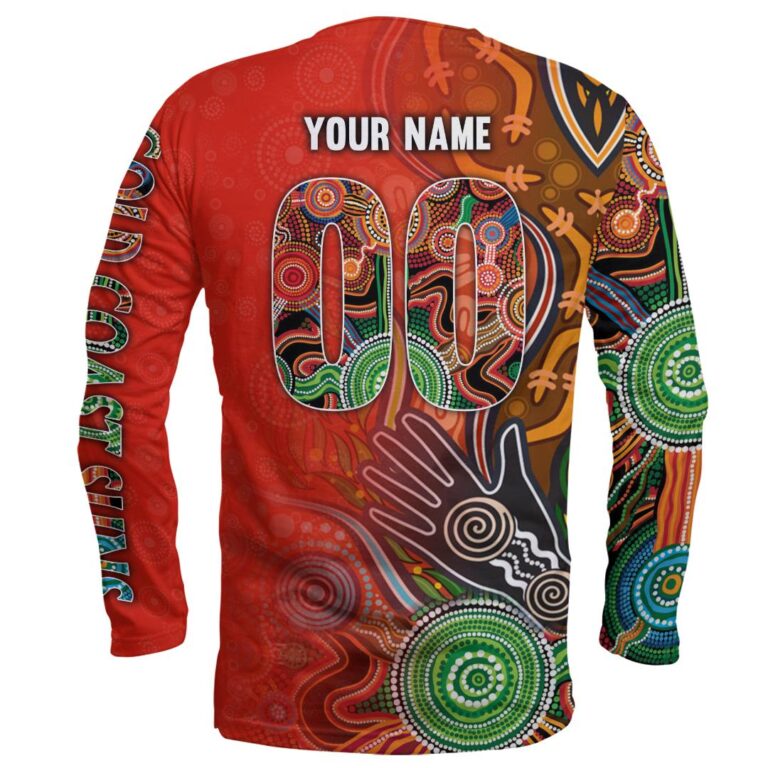 AFL Gold Coast Suns | Custom Name & Number | Hoodie/Zip/T-Shirt/Long Sleeve