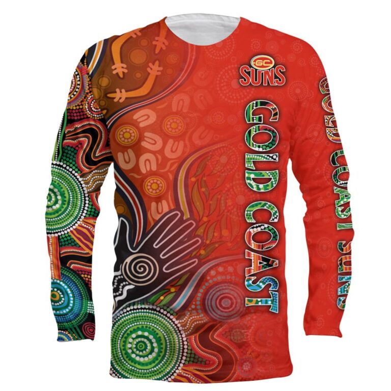 AFL Gold Coast Suns | Custom Name & Number | Hoodie/Zip/T-Shirt/Long Sleeve