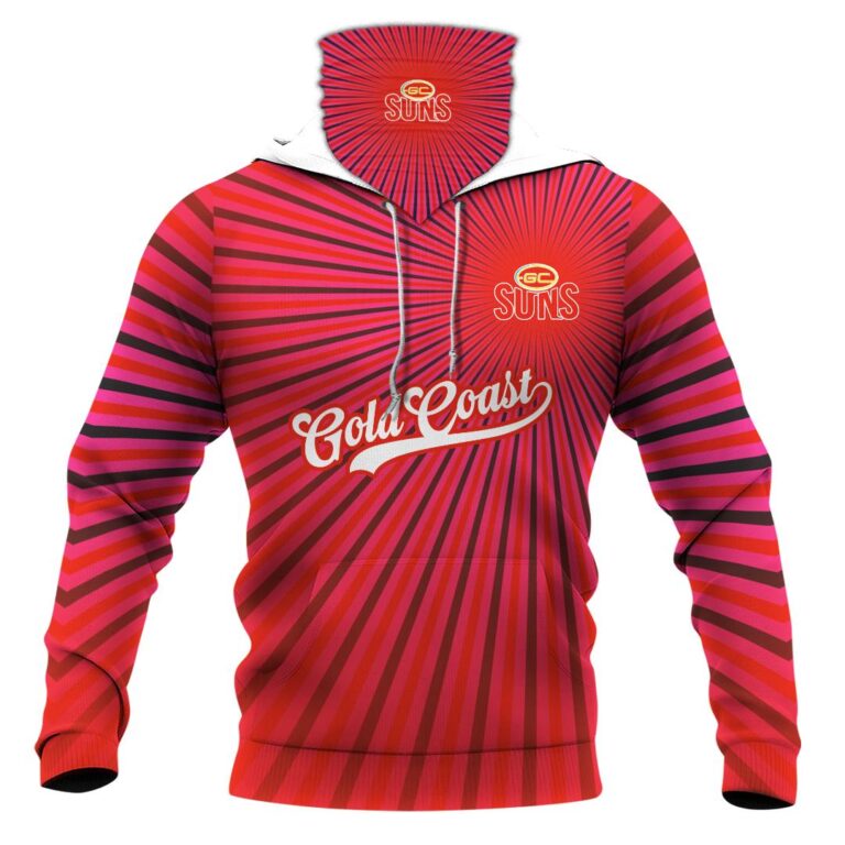 AFL Gold Coast Suns | Custom Name & Number | Hoodie/Zip/T-Shirt/Long Sleeve