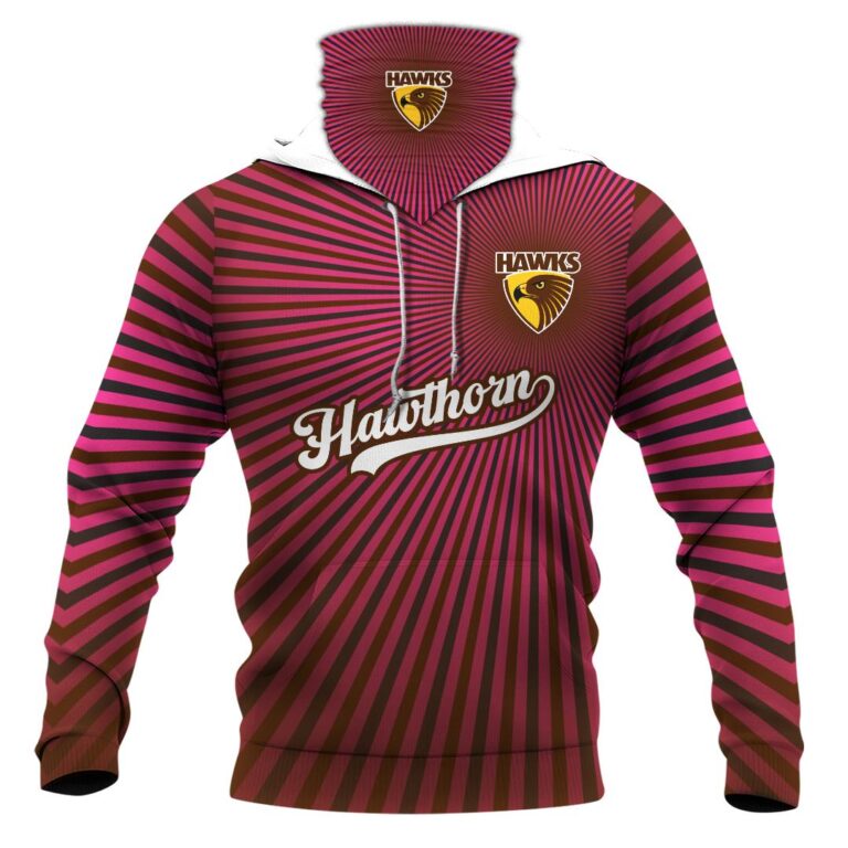 AFL Hawthorn Hawks | Custom Name & Number | Hoodie/Zip/T-Shirt/Long Sleeve