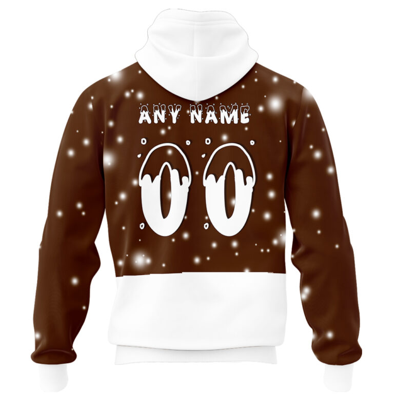 AFL Hawthorn Hawks Christmas | Custom Name & Number | Hoodie/Zip/T-Shirt/Polo/Knitted Sweaters