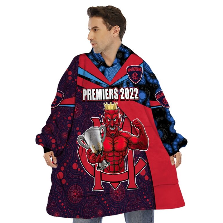 AFL Melbourne Demons Premiers 2022 Custom Name and Number | Hoodie / Zip / T-Shirt / Long Sleeve / Polo / Haiwaiian / Oodie