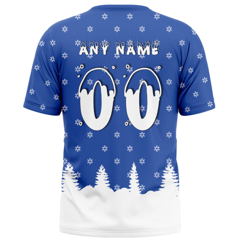 AFL North Melbourne Kangaroos Christmas | Custom Name & Number | Hoodie/Zip/T-Shirt/Polo/Knitted Sweaters/Long Paint