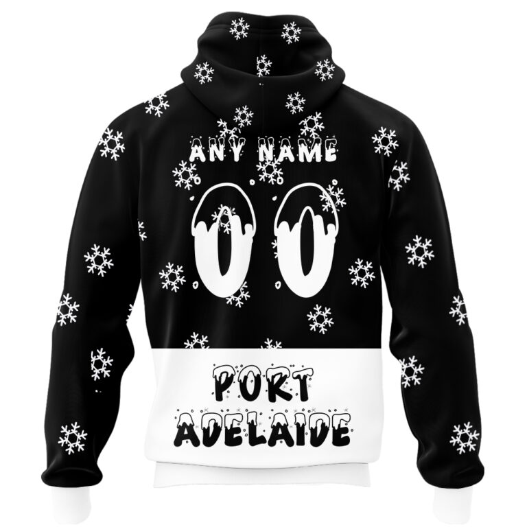 AFL Port Adelaide Power Christmas | Custom Name & Number | Hoodie/Zip/T-Shirt/Polo/Knitted Sweaters