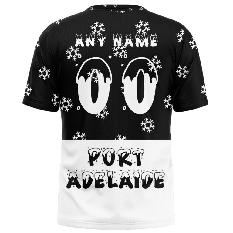 AFL Port Adelaide Power Christmas | Custom Name & Number | Hoodie/Zip/T-Shirt/Polo/Knitted Sweaters