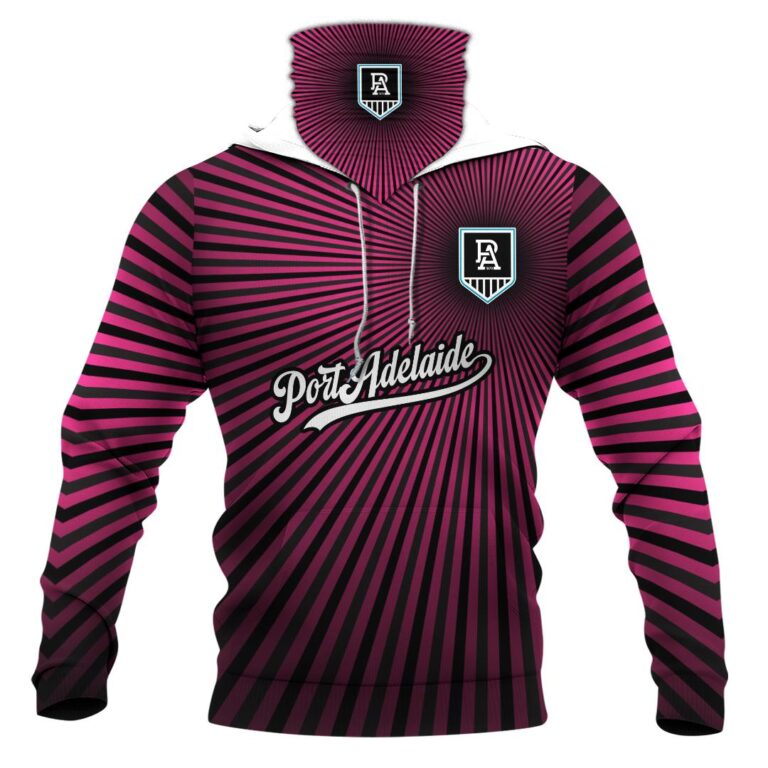 AFL Port Adelaide Power | Custom Name & Number | Hoodie/Zip/T-Shirt/Long Sleeve