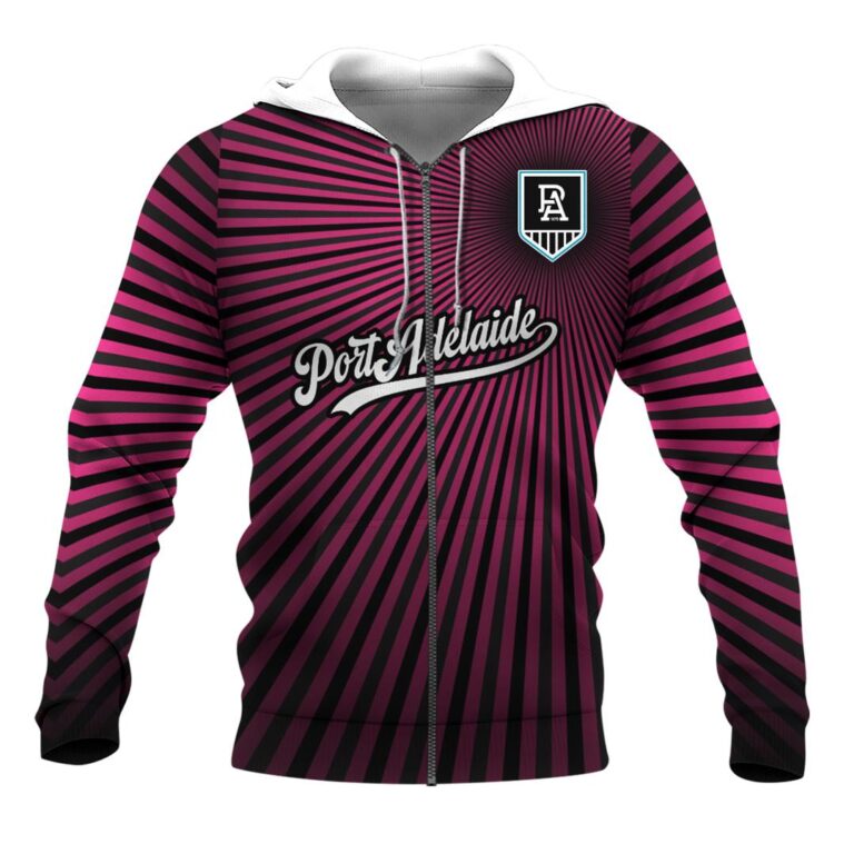 AFL Port Adelaide Power | Custom Name & Number | Hoodie/Zip/T-Shirt/Long Sleeve