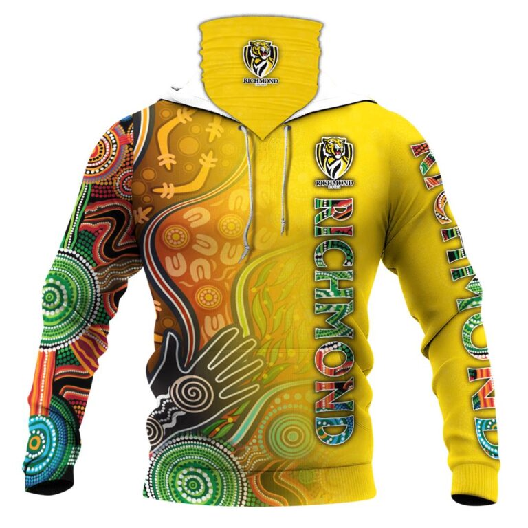 AFL Richmond Tigers | Custom Name & Number | Hoodie/Zip/T-Shirt/Long Sleeve