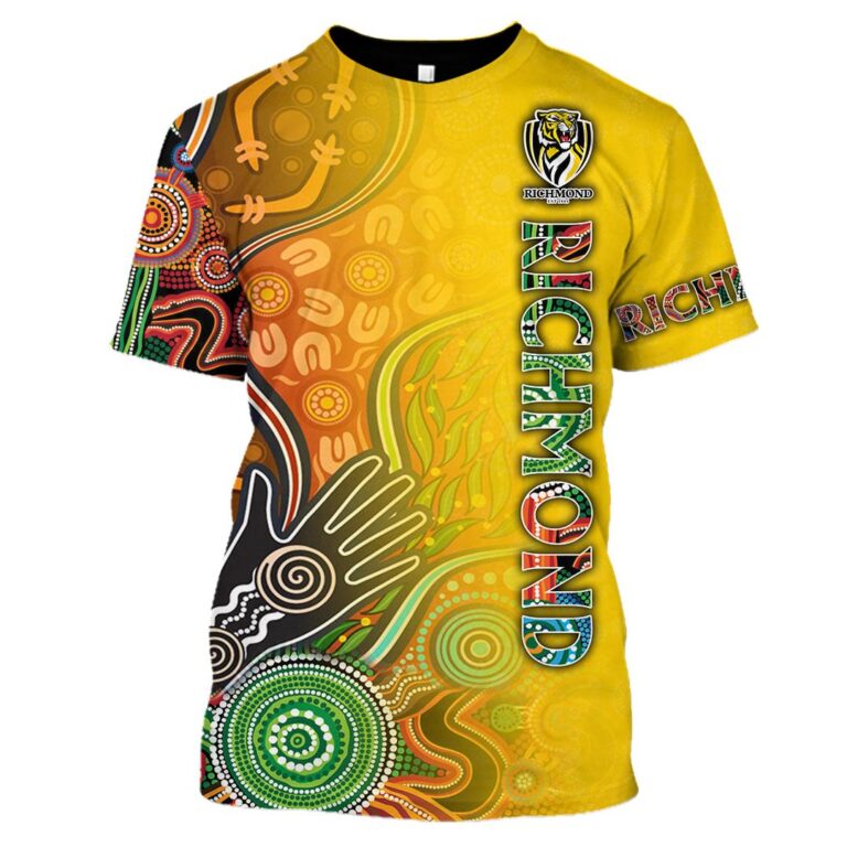 AFL Richmond Tigers | Custom Name & Number | Hoodie/Zip/T-Shirt/Long Sleeve