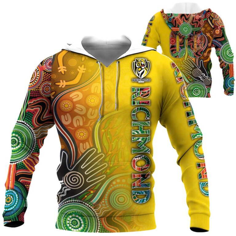 AFL Richmond Tigers | Custom Name & Number | Hoodie/Zip/T-Shirt/Long Sleeve