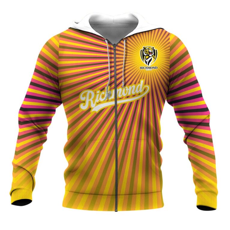 AFL Richmond Tigers | Custom Name & Number | Hoodie/Zip/T-Shirt/Long Sleeve