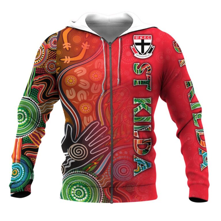 AFL St Kilda Saints | Custom Name & Number | Hoodie/Zip/T-Shirt/Long Sleeve