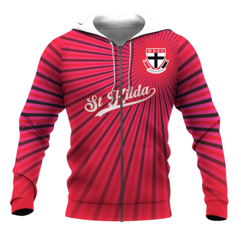 AFL St Kilda Saints | Custom Name & Number | Hoodie/Zip/T-Shirt/Long Sleeve