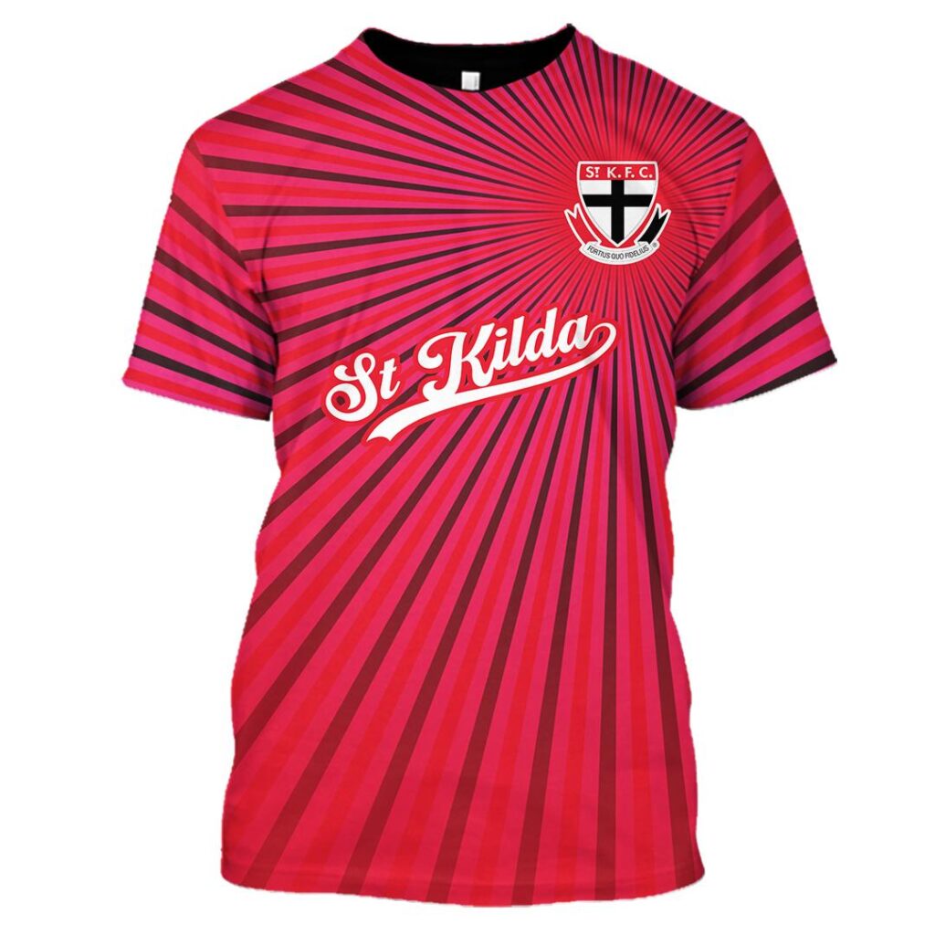 AFL St Kilda Saints | Custom Name & Number | Hoodie/Zip/T-Shirt/Long Sleeve