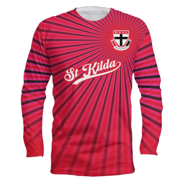 AFL St Kilda Saints | Custom Name & Number | Hoodie/Zip/T-Shirt/Long Sleeve