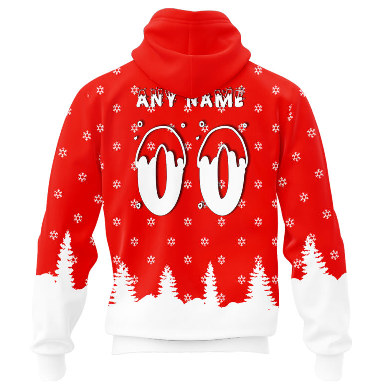 AFL St Kilda Saints Christmas | Custom Name & Number | Hoodie/Zip/T-Shirt/Polo/Knitted Sweaters/Long Paint