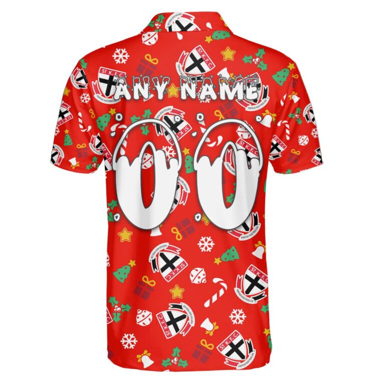 AFL St Kilda Saints Christmas | Custom Name & Number | Hoodie/Zip/T-Shirt/Polo/Knitted Sweaters