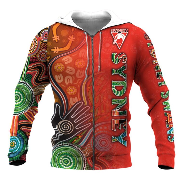 AFL Sydney Swans | Custom Name & Number | Hoodie/Zip/T-Shirt/Long Sleeve