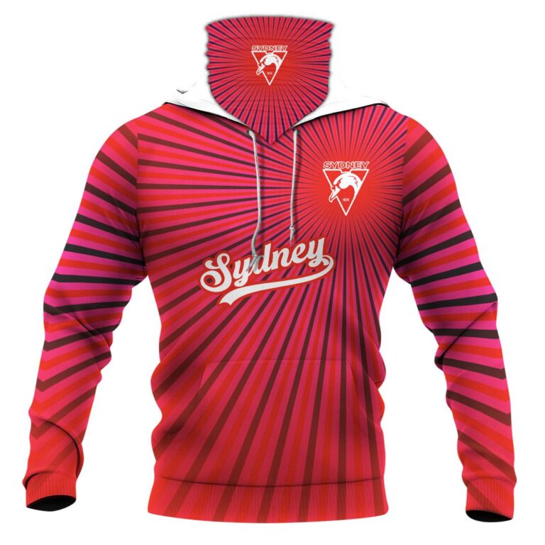 AFL Sydney Swans | Custom Name & Number | Hoodie/Zip/T-Shirt/Long Sleeve