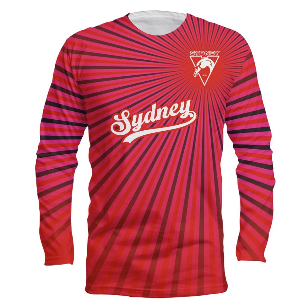 AFL Sydney Swans | Custom Name & Number | Hoodie/Zip/T-Shirt/Long Sleeve