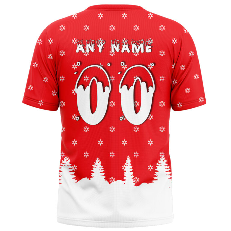 AFL Sydney Swans Christmas | Custom Name & Number | Hoodie/Zip/T-Shirt/Polo/Knitted Sweaters/Long Paint