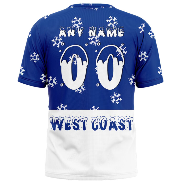 AFL West Coast Eagles Christmas | Custom Name & Number | Hoodie/Zip/T-Shirt/Polo/Knitted Sweaters