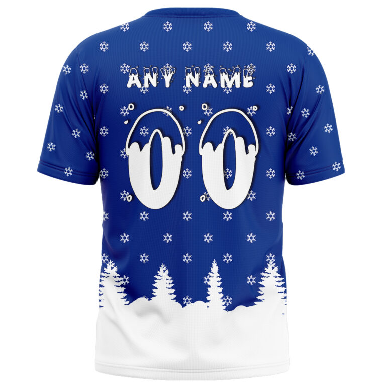 AFL West Coast Eagles Christmas | Custom Name & Number | Hoodie/Zip/T-Shirt/Polo/Knitted Sweaters/Long Paint