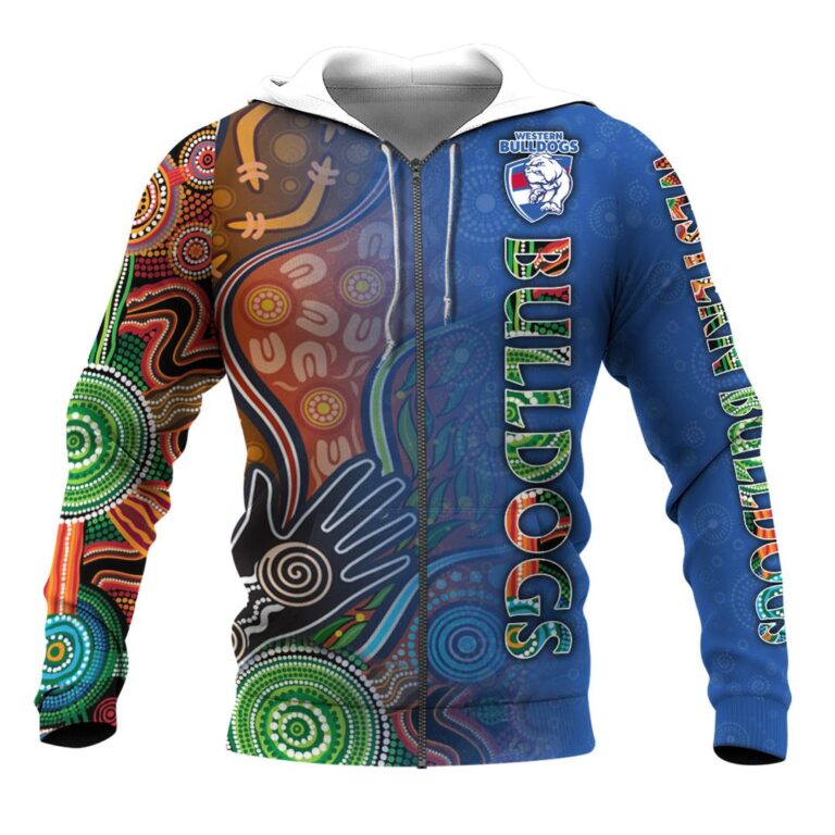 AFL Western Bulldogs | Custom Name & Number | Hoodie/Zip/T-Shirt/Long Sleeve