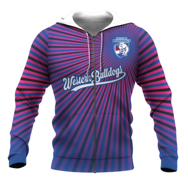 AFL Western Bulldogs | Custom Name & Number | Hoodie/Zip/T-Shirt/Long Sleeve