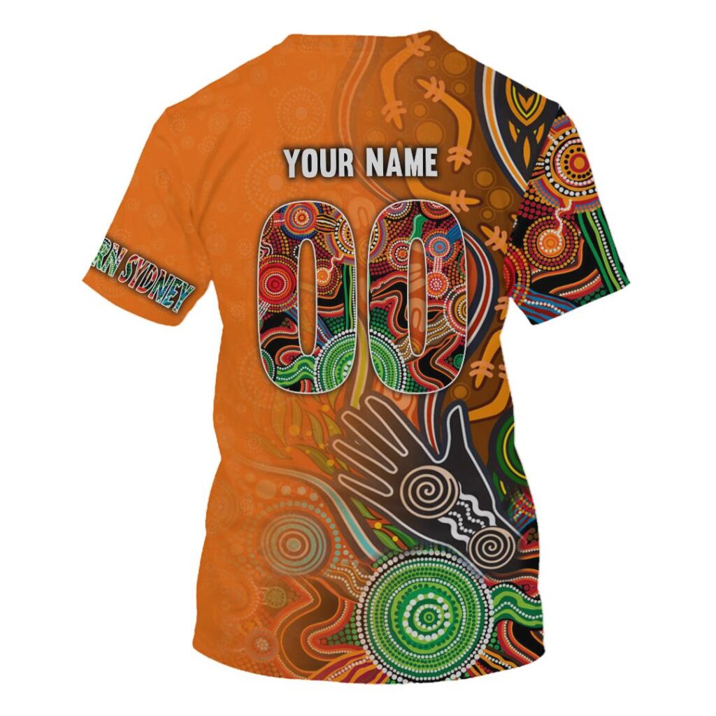 AFL Greater Western Sydney Giants | Custom Name & Number | Hoodie/Zip/T-Shirt/Long Sleeve