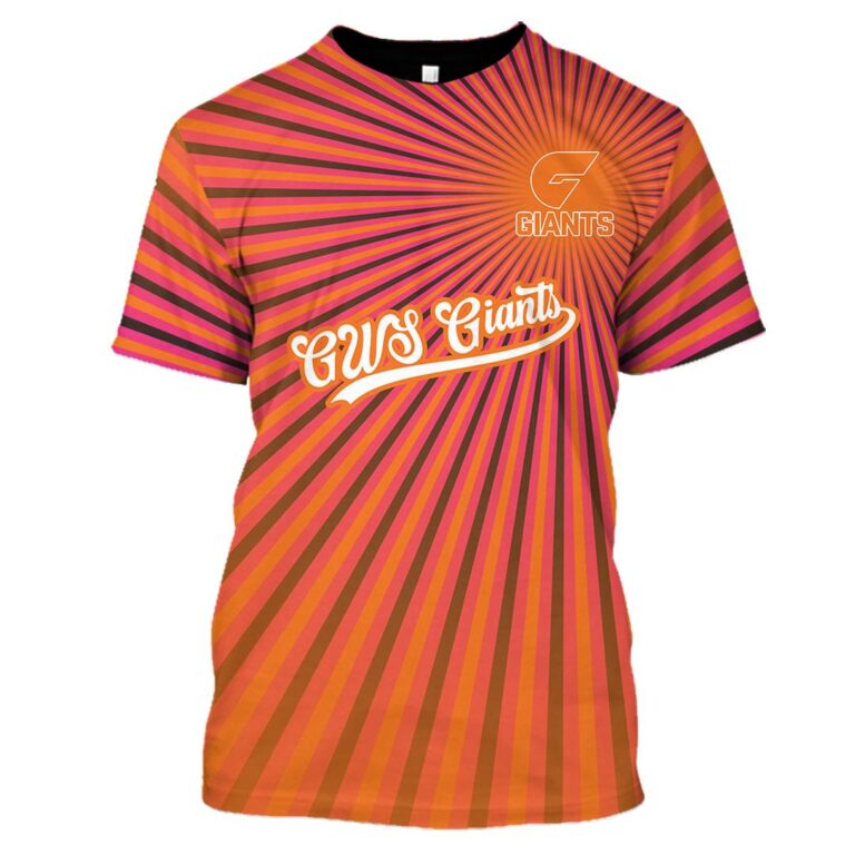 AFL Greater Western Sydney Giants | Custom Name & Number | Hoodie/Zip/T-Shirt/Long Sleeve