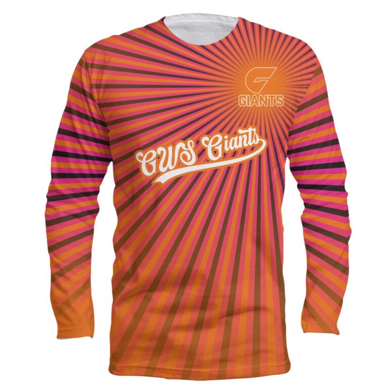 AFL Greater Western Sydney Giants | Custom Name & Number | Hoodie/Zip/T-Shirt/Long Sleeve