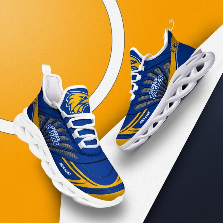 AFL West Coast Eagles -Personalized Max Soul Shoes