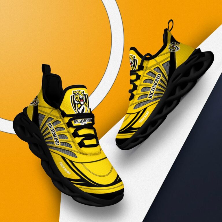 AFL Richmond Tigers Football Club -Personalized Max Soul Shoes