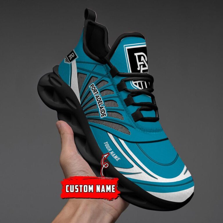 AFL Port Adelaide Power Football Club -Personalized Max Soul Shoes