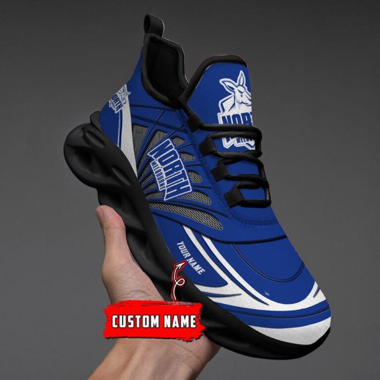 AFL North Melbourne Kangaroos Football Club -Personalized Max Soul Shoes
