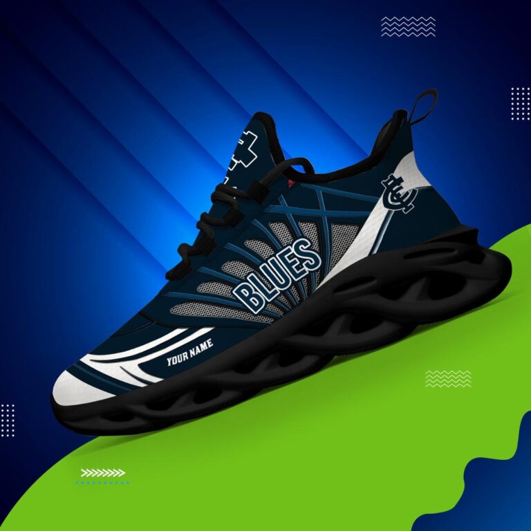 AFL Carlton Blues -Personalized Max Soul Shoes
