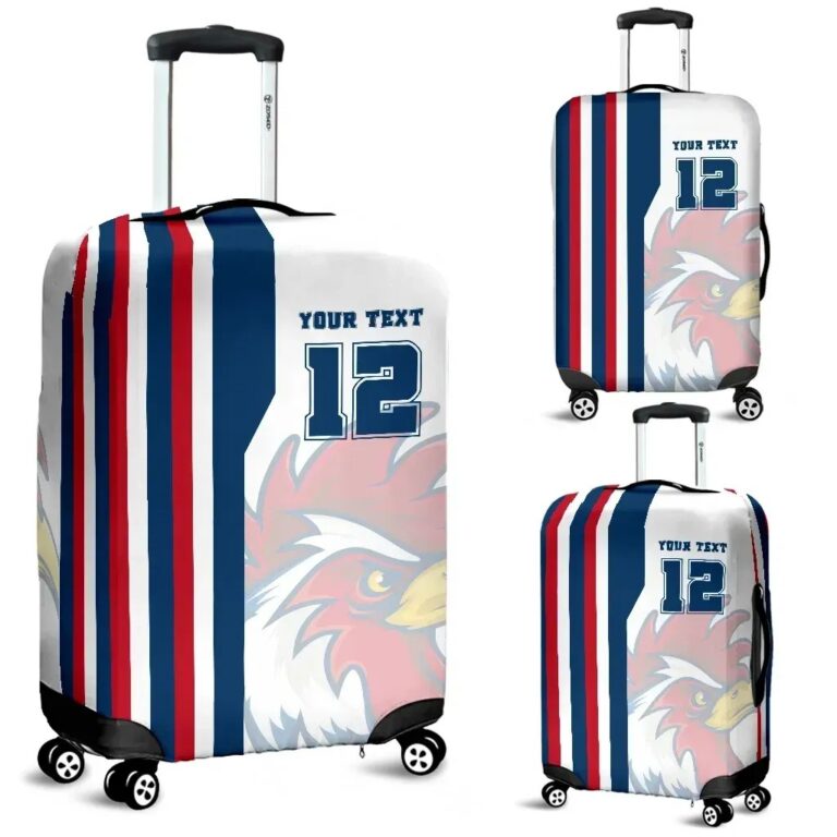 NRL (Custom Personalised) Australia Roosters Luggage Covers Sports Style Version Special TH12
