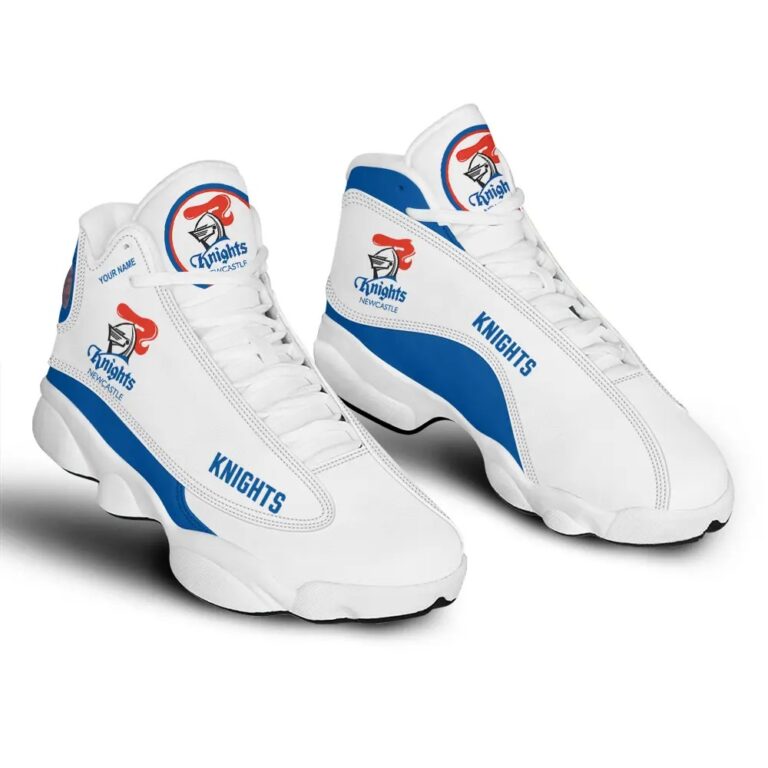 NRL Newcastle Knights Custom Name Air Jordan 13 Shoes