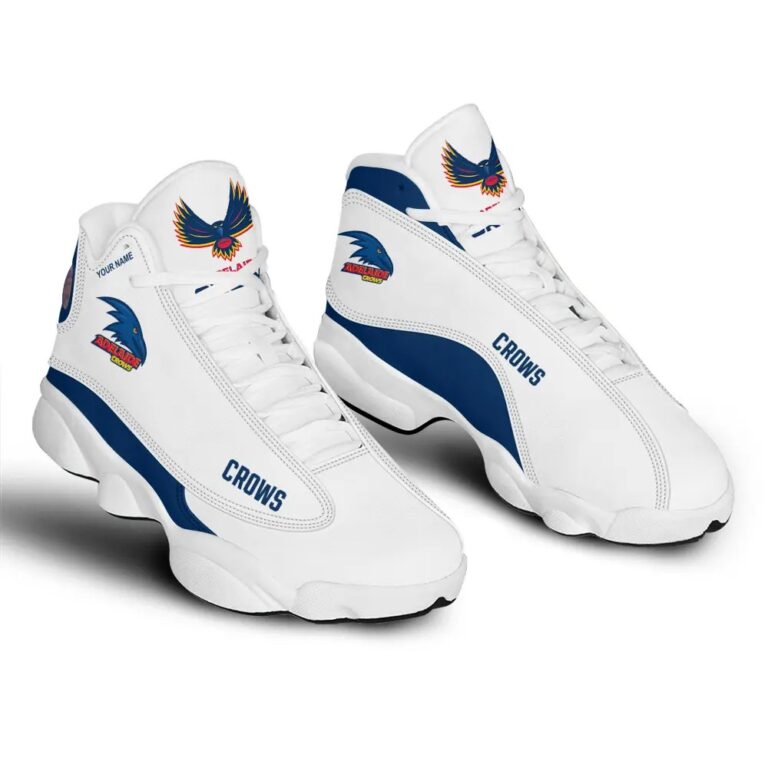 AFL Adelaide Crows Custom Name Air Jordan 13 Shoes