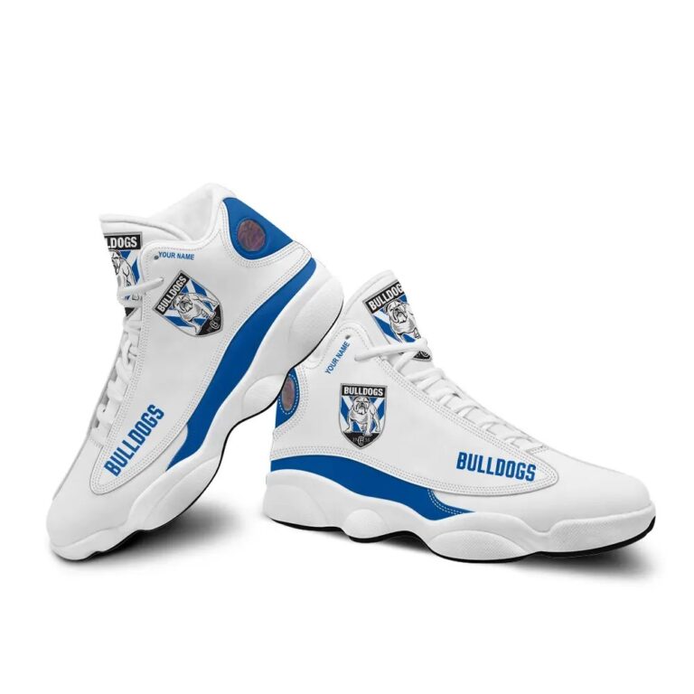 NRL Canterbury-Bankstown Bulldogs Custom Name Air Jordan 13 Shoes
