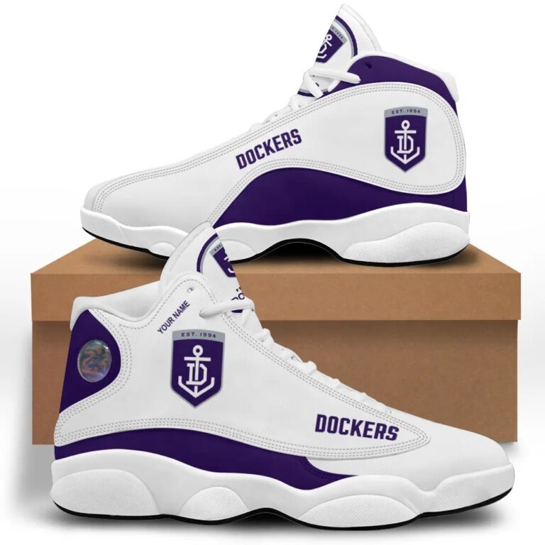 AFL Fremantle Dockers Custom Name Air Jordan 13 Shoes