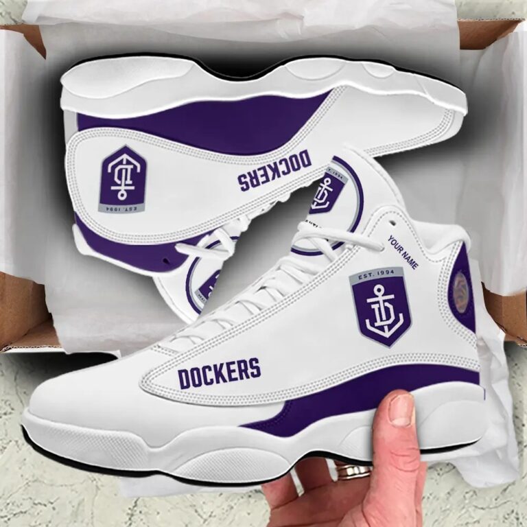AFL Fremantle Dockers Custom Name Air Jordan 13 Shoes