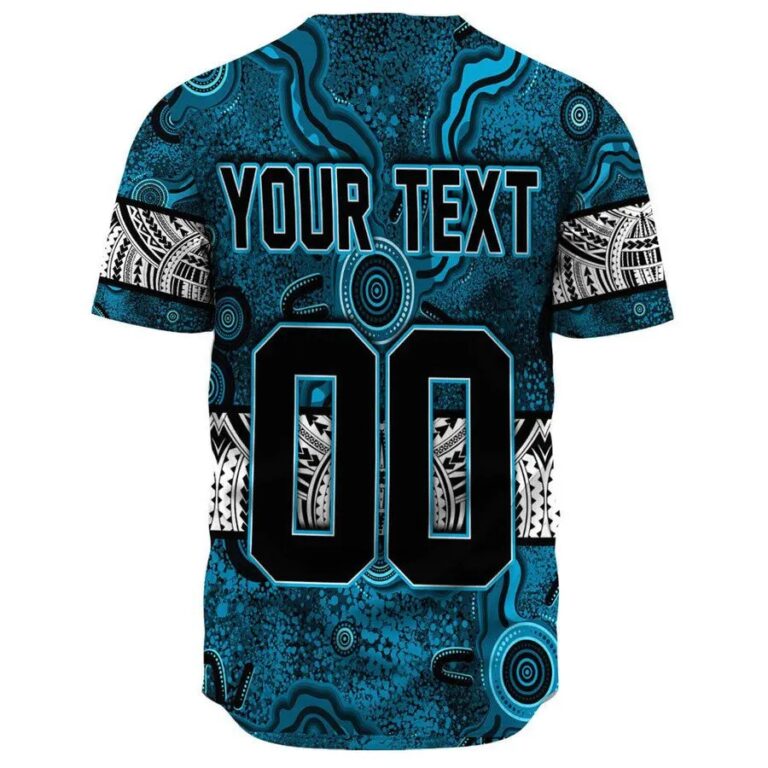NRL Cronulla-Sutherland Sharks Aboriginal Tattoo Custom Name Number Baseball Jersey
