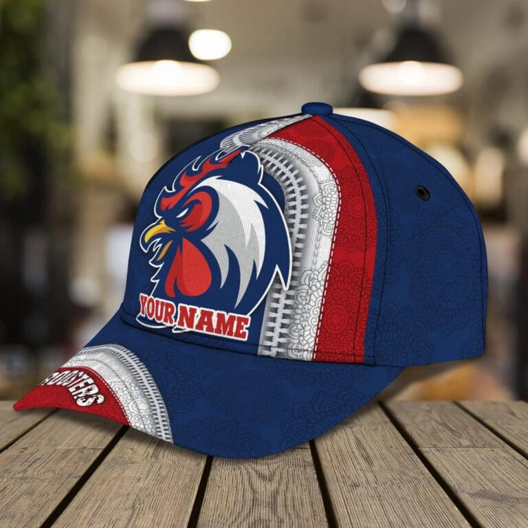NRL Sydney Roosters Custom Name Indigenous Navy Classic Cap