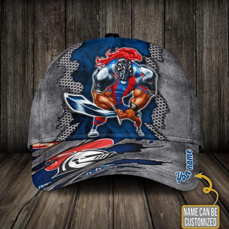 NRL Newcastle Knights Custom Name Mascot Classic Cap