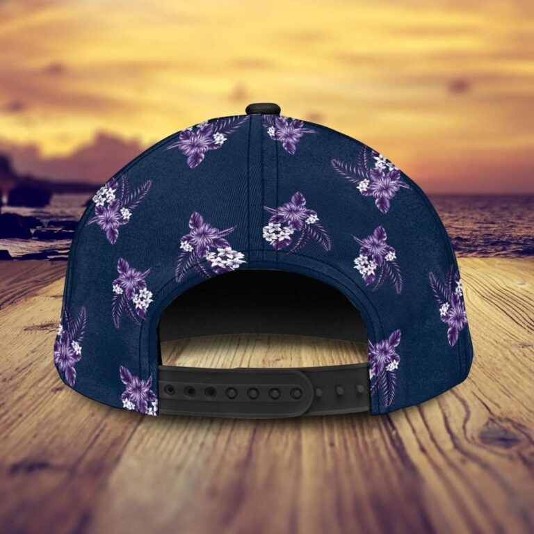 NRL Melbourne Storm Flowers Custom Name Classic Cap